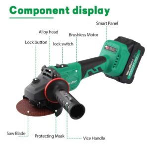 NewBeat 20V Cordless Brushless Angle Grinder 115/125mm