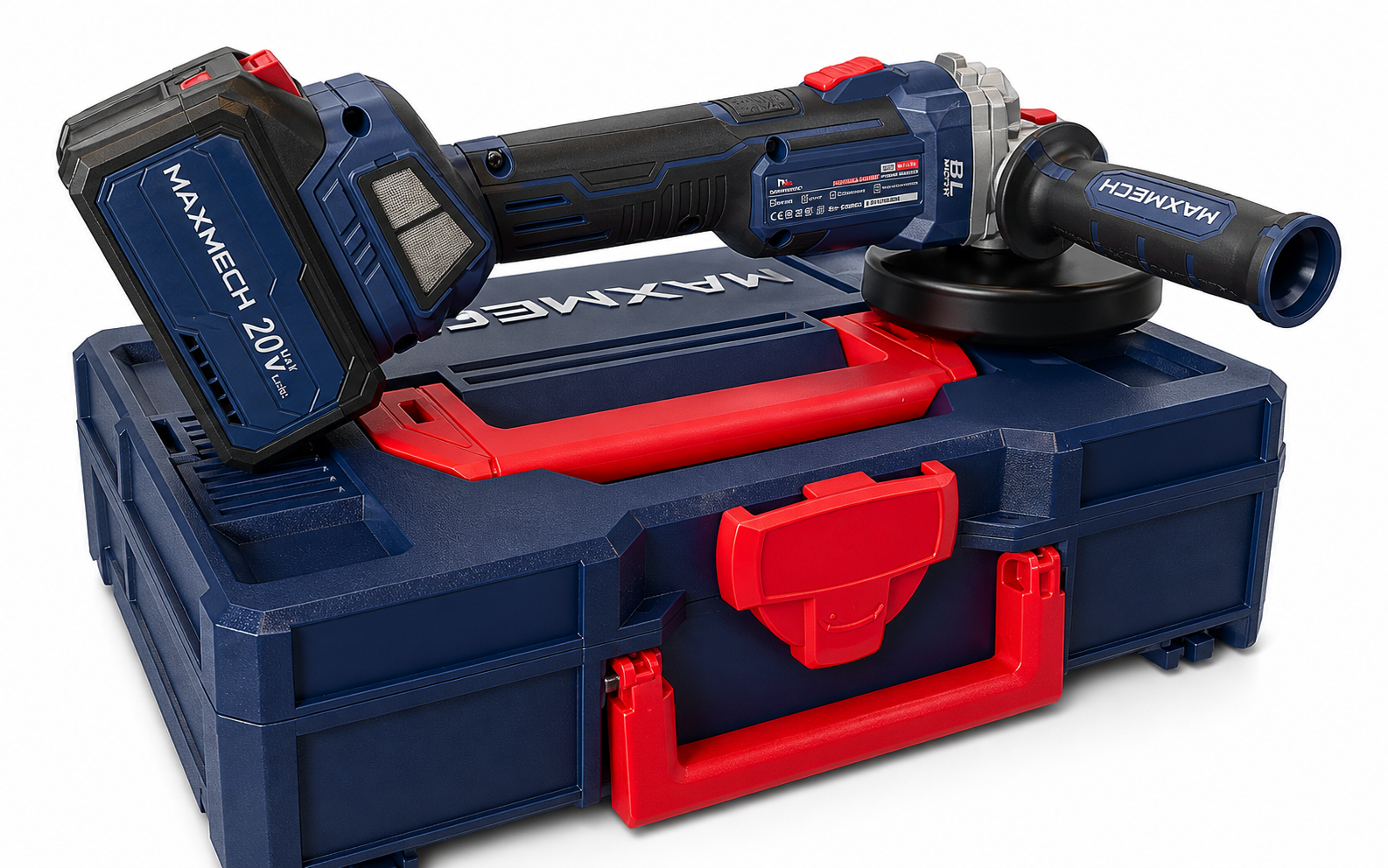 Maxmech UAG 20-115 Cordless Angle Grinder Kit – 4.5" | 20V