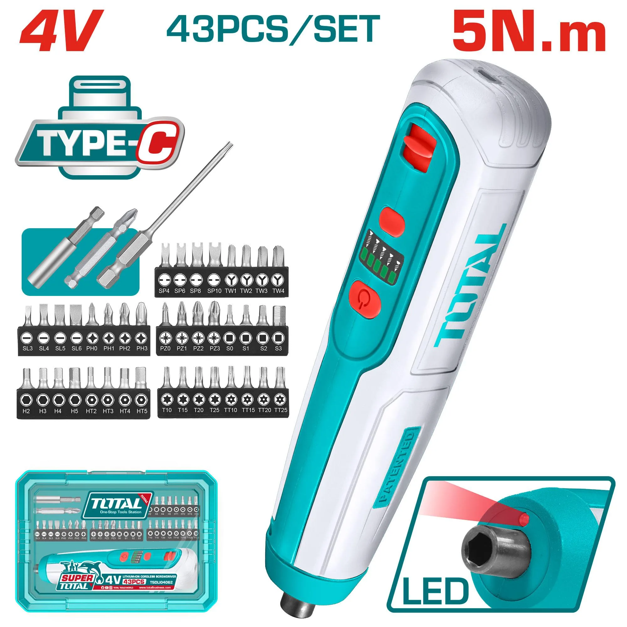 TSDLI04062 Cordless Screwdriver