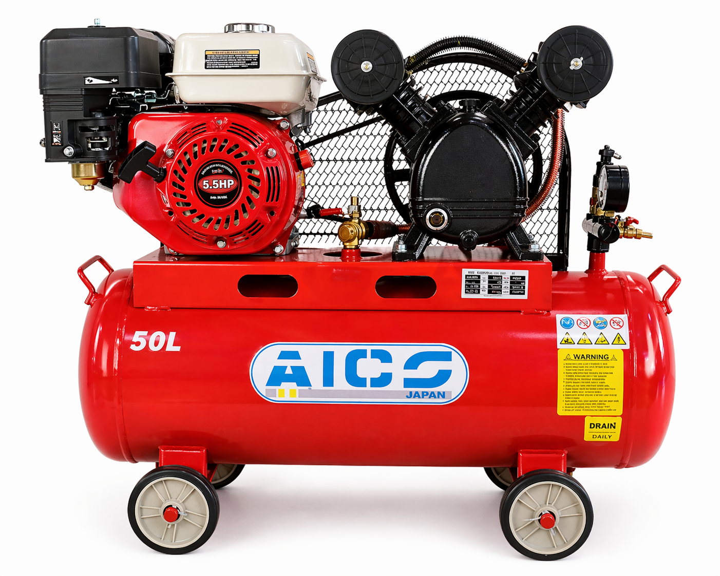 AICO AC850PT Petrol Air Compressor 50L