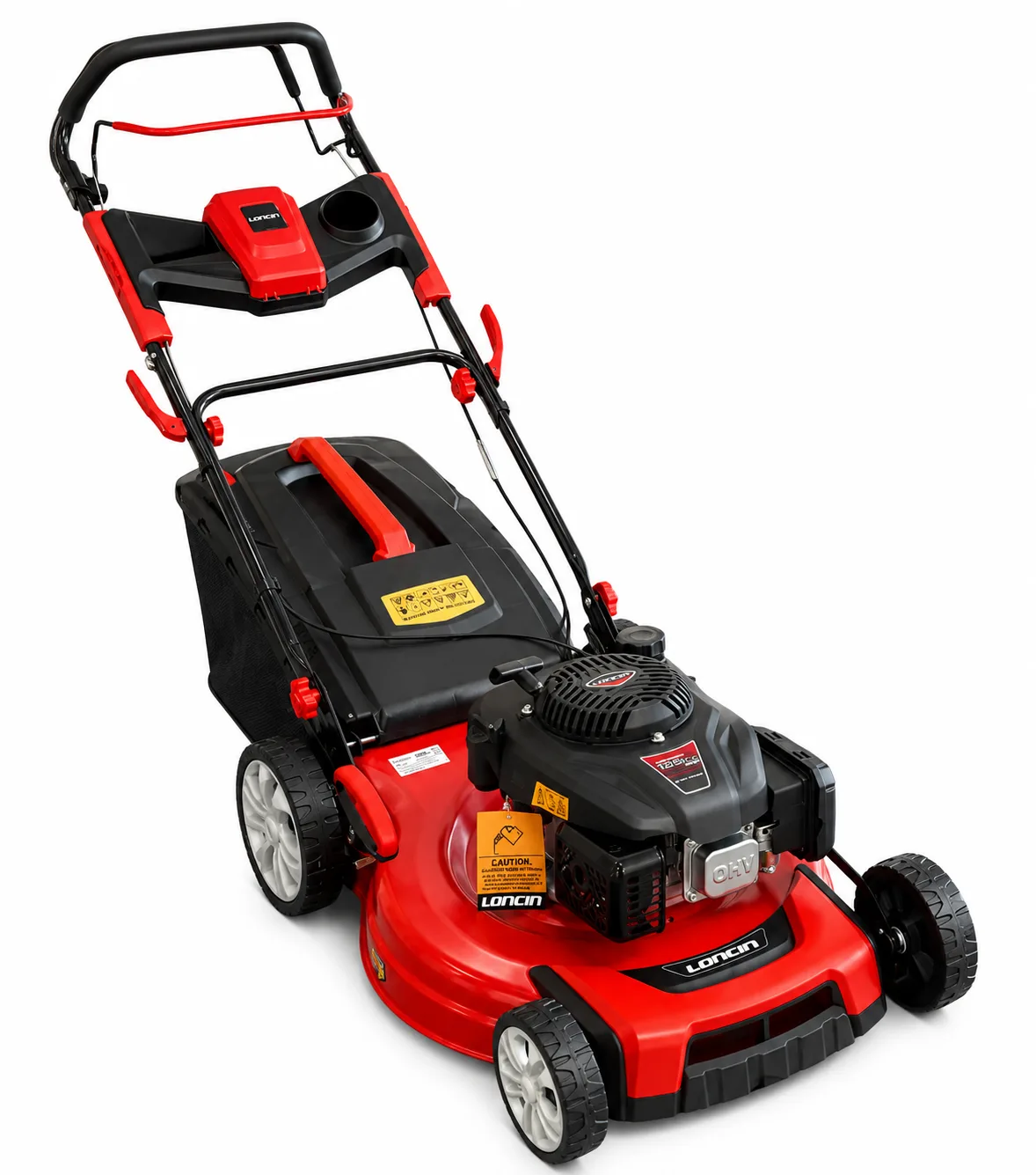 Lincoln 123cc Petrol Lawn Mower Self-Propelled Heavy Duty